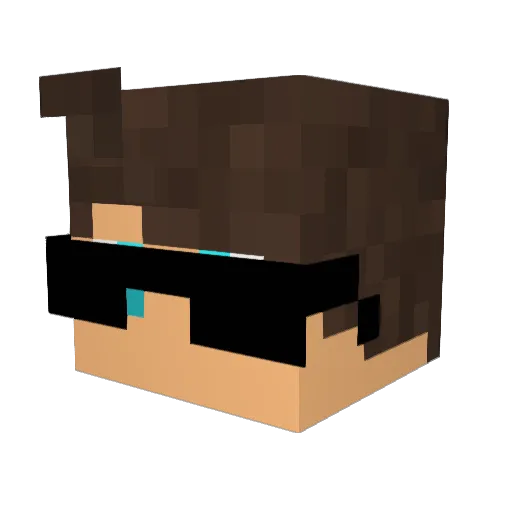 COG_KILLER Minecraft avatar head, 3D render