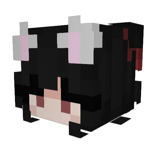 COINNGAxCORN Minecraft avatar head, 3D render