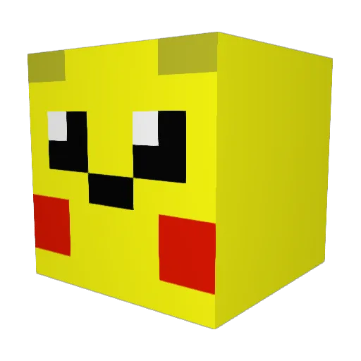 COLEYD11 Minecraft avatar head, 3D render