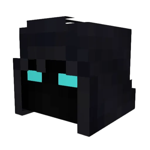 COLLISION700 Minecraft avatar head, 3D render