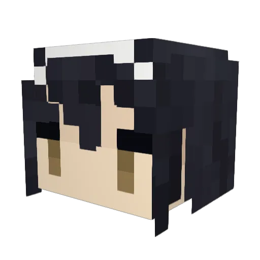 COMMANDER5184 Minecraft avatar head, 3D render
