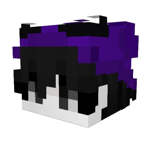 COMMENDHAND Minecraft avatar head, 3D render