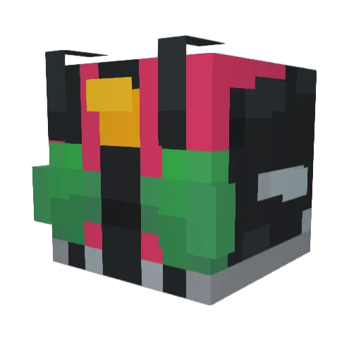COMPLEXSSS Minecraft avatar head, 3D render