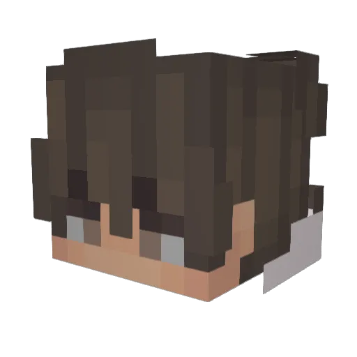 CONNX88 Minecraft avatar head, 3D render