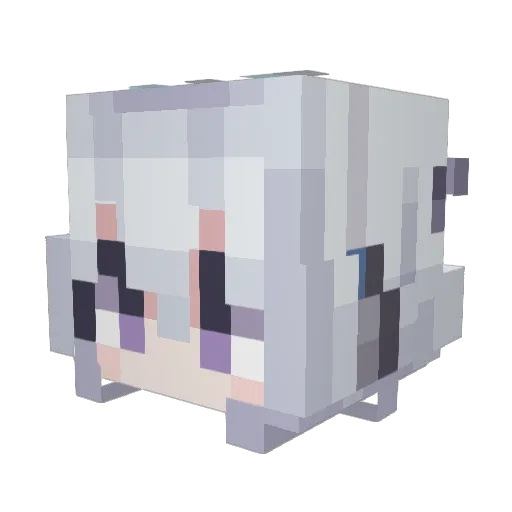 CONSOMEpan1446 Minecraft avatar head, 3D render