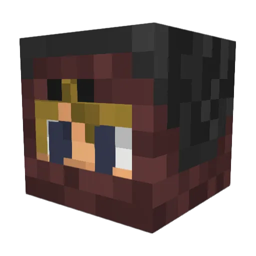 CONSTANT_DUBZ Minecraft avatar head, 3D render