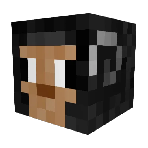 COOKIECREEPER62 Minecraft avatar head, 3D render