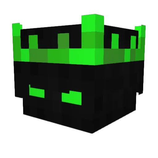 COOL_2nd Minecraft avatar head, 3D render