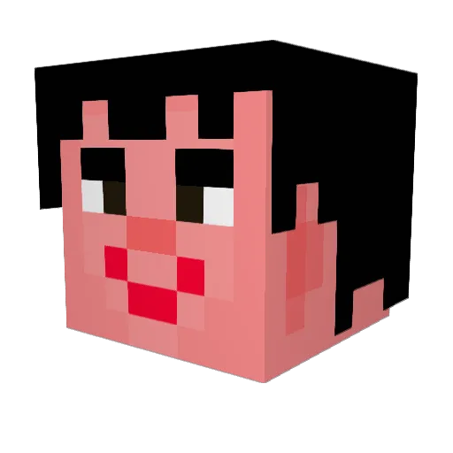 COOMBSZBOY Minecraft avatar head, 3D render