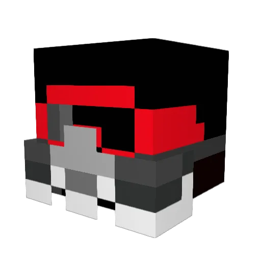 CORAZON505 Minecraft avatar head, 3D render
