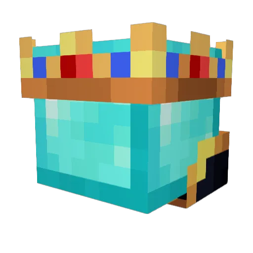 CORBS1234 Minecraft avatar head, 3D render
