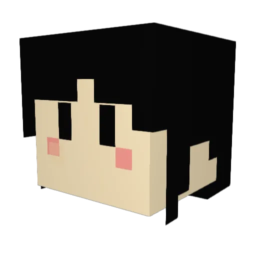 COROCORO1941 Minecraft avatar head, 3D render