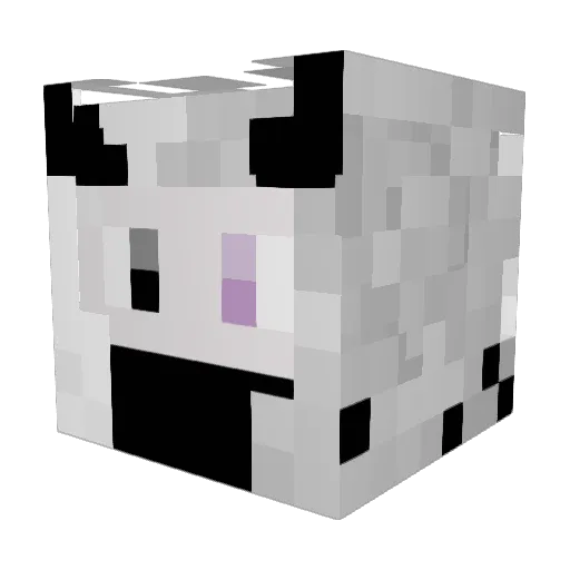 CORVIYT Minecraft avatar head, 3D render