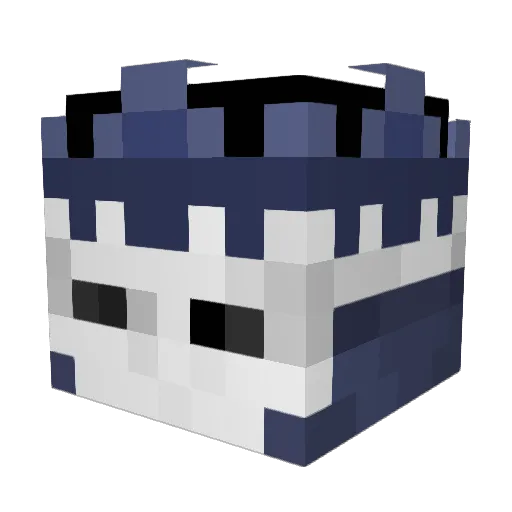 COSMOSSIS Minecraft avatar head, 3D render