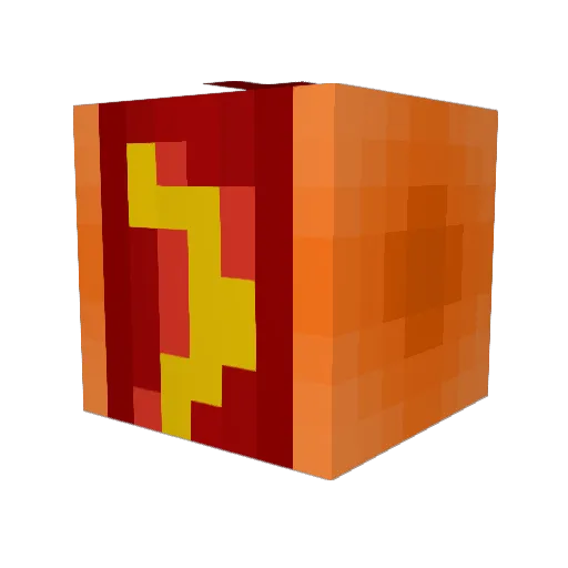 COSTCO__HOTDOG Minecraft avatar head, 3D render