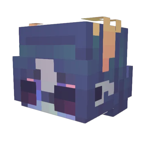 COURRTJESTERR Minecraft avatar head, 3D render