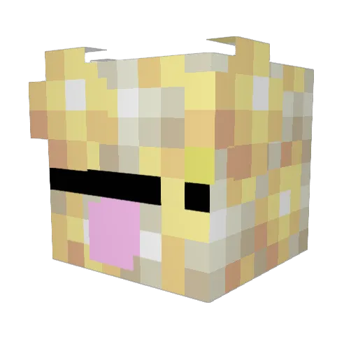 COVID_crafter Minecraft avatar head, 3D render