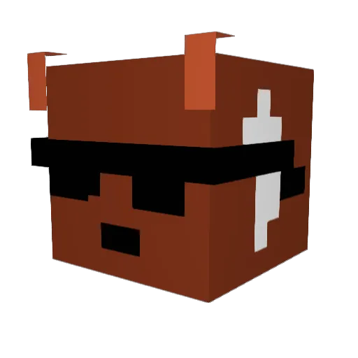 COWGAMER089 Minecraft avatar head, 3D render