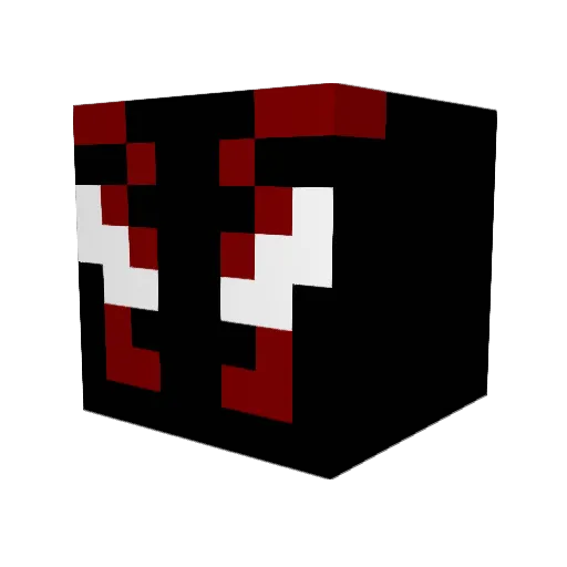 COX_568 Minecraft avatar head, 3D render