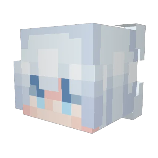 COZYss Minecraft avatar head, 3D render