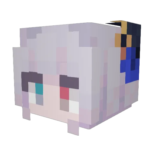 CO_MAblade Minecraft avatar head, 3D render