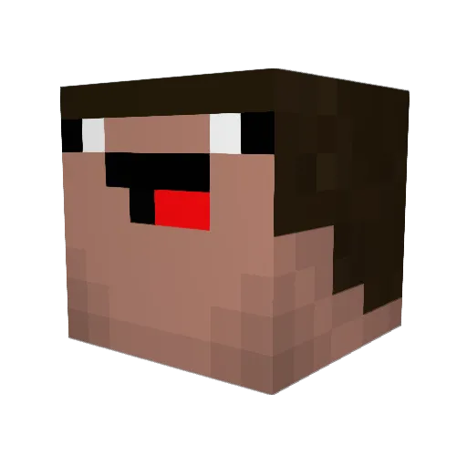 COtt0nC4ndy Minecraft avatar head, 3D render
