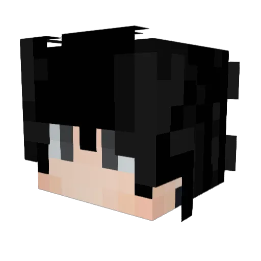 CPBBAE Minecraft avatar head, 3D render