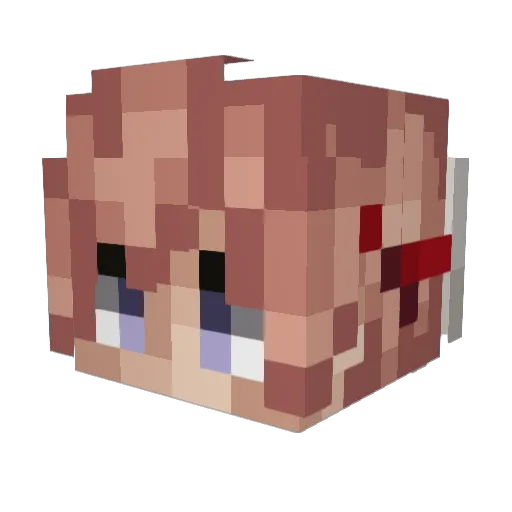 CPBOY1779 Minecraft avatar head, 3D render