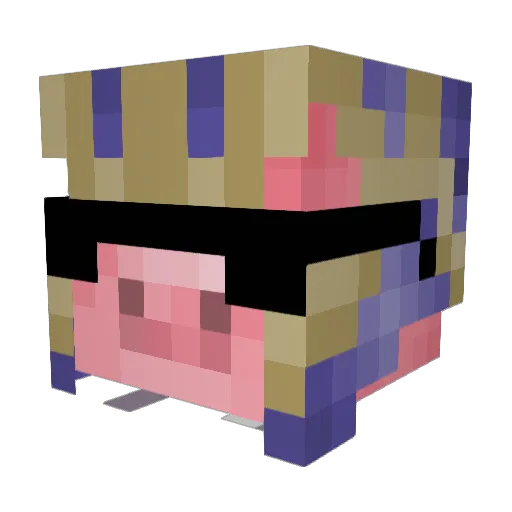 CPLMonster46 Minecraft avatar head, 3D render