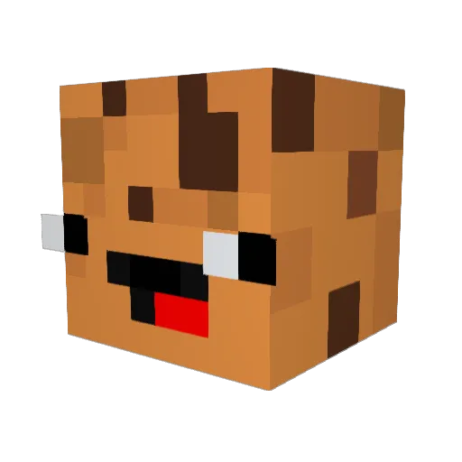 CPS04 Minecraft avatar head, 3D render