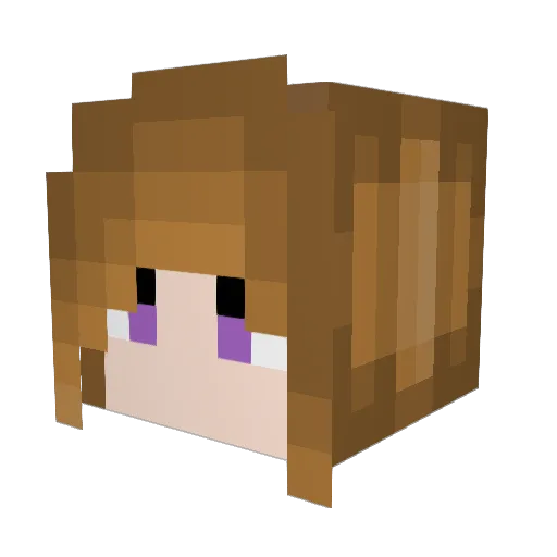 CPVale Minecraft avatar head, 3D render