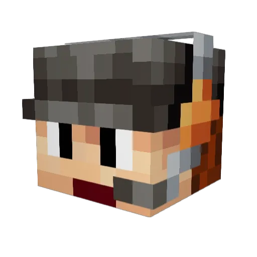 CPaisley10 Minecraft avatar head, 3D render