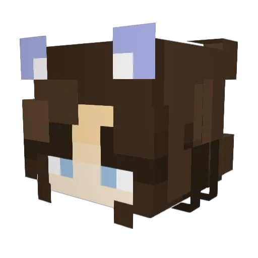 CPaquette03 Minecraft avatar head, 3D render