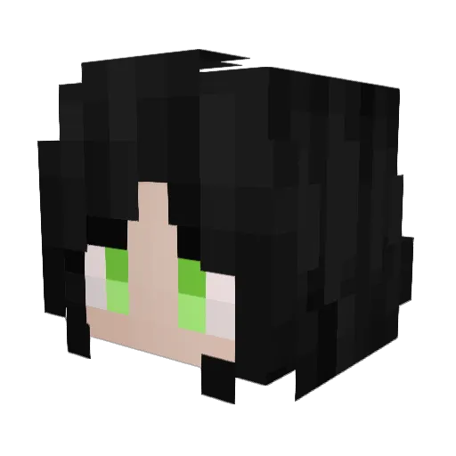 CPdream_ Minecraft avatar head, 3D render