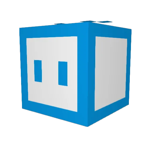 CQCGO Minecraft avatar head, 3D render
