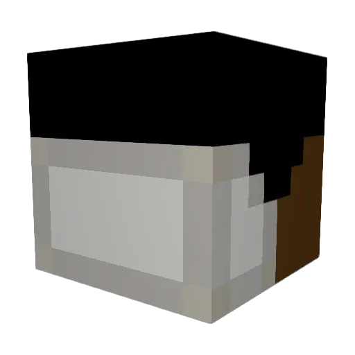 CQONSTER Minecraft avatar head, 3D render