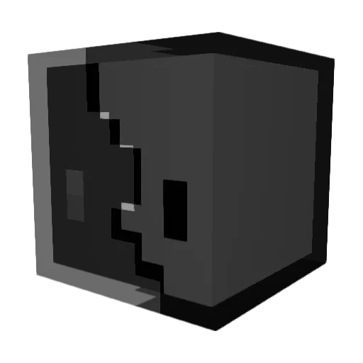 CR7Switch Minecraft avatar head, 3D render