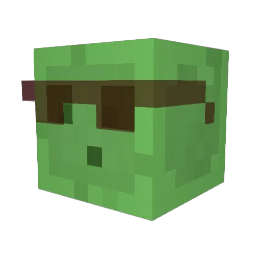 CRAFF_T Minecraft avatar head, 3D render