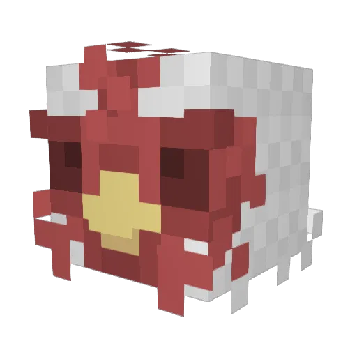 CRATTICE Minecraft avatar head, 3D render