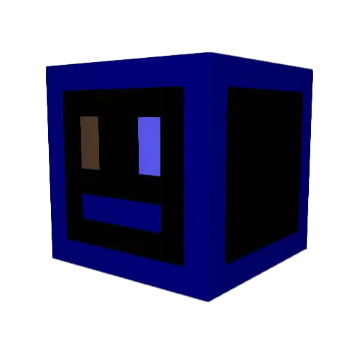 CRAZTYX Minecraft avatar head, 3D render
