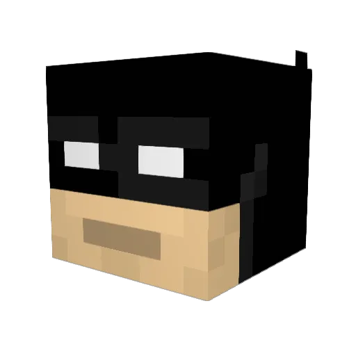 CRAZYAWESOMEDUDE Minecraft avatar head, 3D render