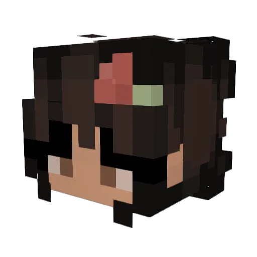 CRAZYMONKEY096 Minecraft avatar head, 3D render