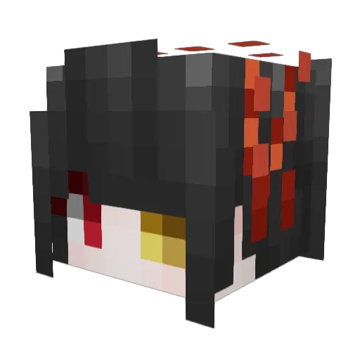 CRAZYSHEEP0202 Minecraft avatar head, 3D render
