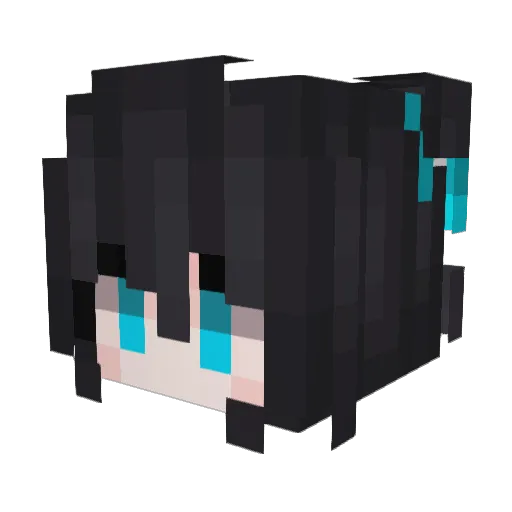 CRAZY_Cipher Minecraft avatar head, 3D render