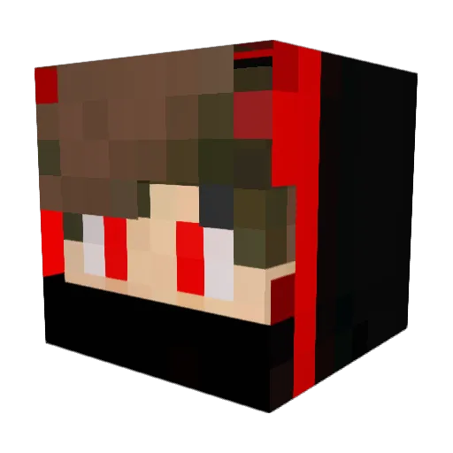 CRAZY_ROHIT Minecraft avatar head, 3D render
