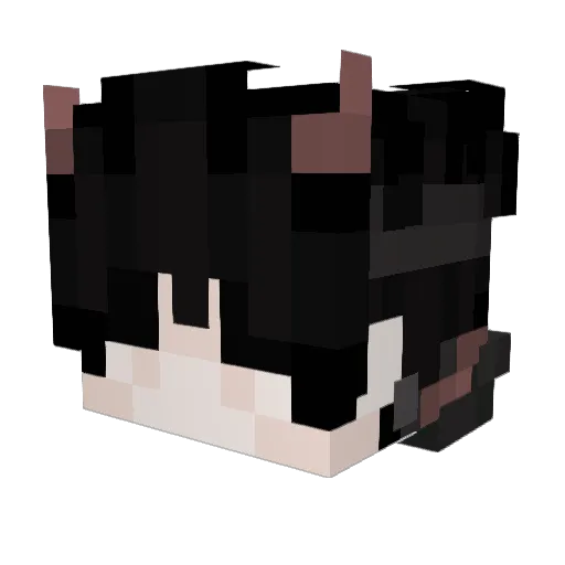 CRENPERTW Minecraft avatar head, 3D render