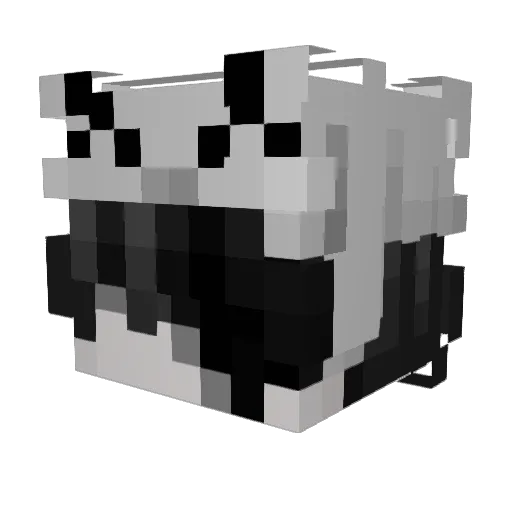 CREWSEN Minecraft avatar head, 3D render