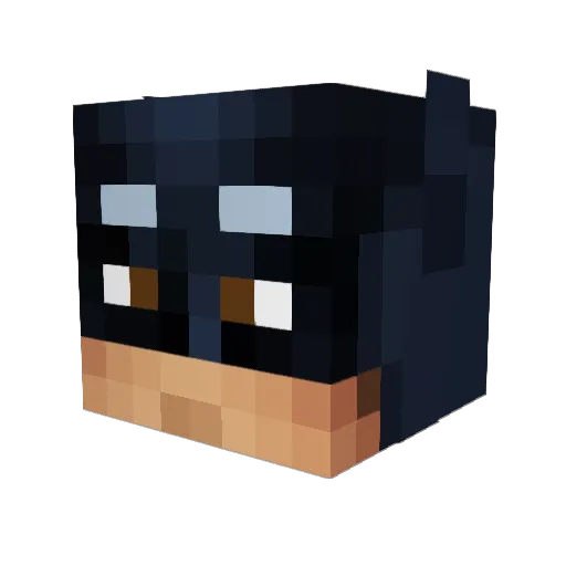 CRIMINALPLAYBOI Minecraft avatar head, 3D render