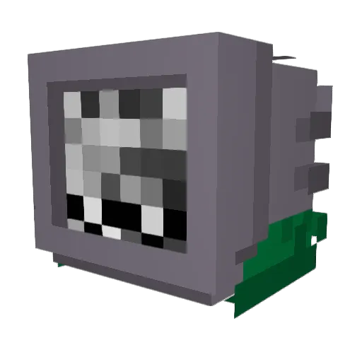 CRIMS0NKNIGHT Minecraft avatar head, 3D render
