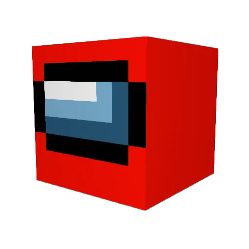 CRISPYFIRE Minecraft avatar head, 3D render